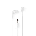 Nedis HPWD1001WT Wired Headphones | 1.2m Round Cable | In-Ear | White