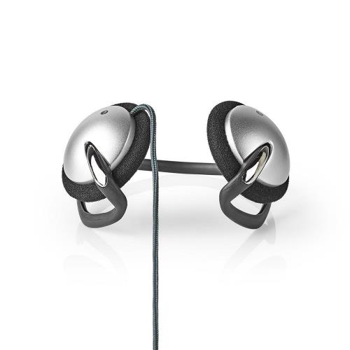 Nedis HPWD102BK On-Ear Koptelefoon | Bedraad 2,10 m | Zwart/Zilver