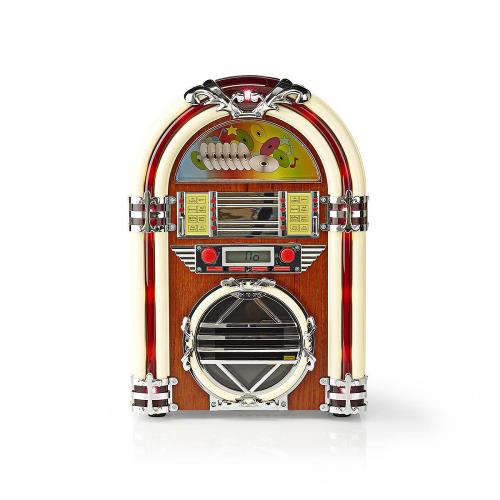 Nedis RDJB3000BN Tafelradiojukebox | FM/AM-radio CD | 3 W | bruin