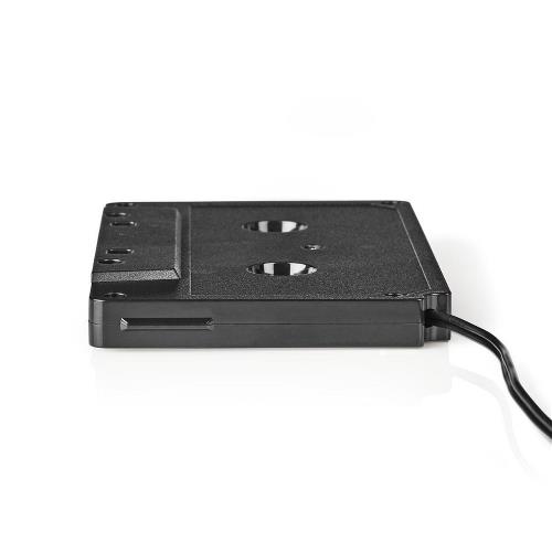 Nedis ACON2200BK Cassette-adapter | 3,5 mm Mannelijk | Zwart