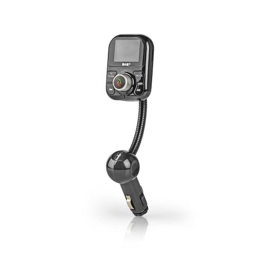 Nedis CATR300BK DAB+/FM-zender voor de Auto | Bluetooth® | microSD-kaartslot | Handsfree Bellen | 2x USB