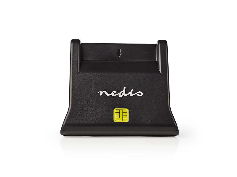 Nedis CRDRU2SM3BK Smartcard reader | USB 2.0 | Desktop model | Black
