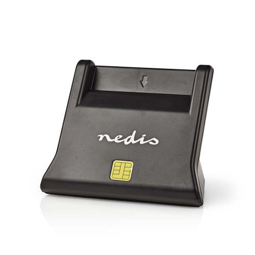 Nedis CRDRU2SM3BK Smartcard reader | USB 2.0 | Desktop model | Black