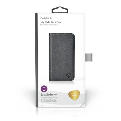 Nedis SWB50002BK Wallet Book voor OnePlus 5T | Zwart