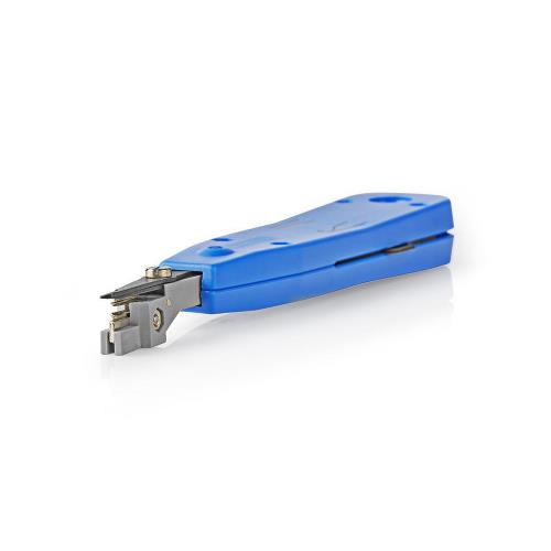 Nedis CCGP89555BU LSA punchdown tool voor LSA krone en strips blauw