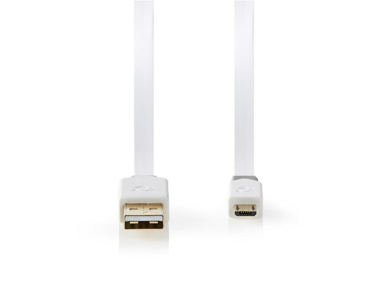 Nedis CCGW60500WT10 USB 2.0 Kabel A Male - Micro-B Male