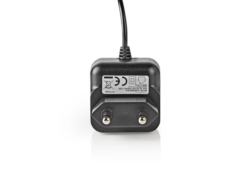 Nedis WCHAM212ABK Thuislader | 2,1 A | Vaste kabel | Micro-USB | Zwart