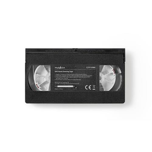 Nedis CLTP100BK Nedis | Reinigingscassette voor VHS-koppen | 20 ml