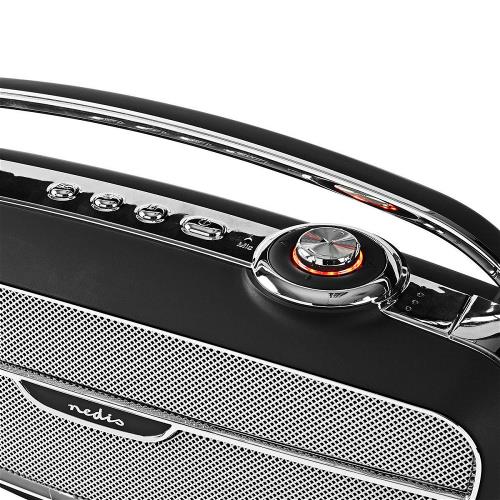 Nedis RDFM5310BK FM-radio | 60 W | Bluetooth® | Zwart / zilver