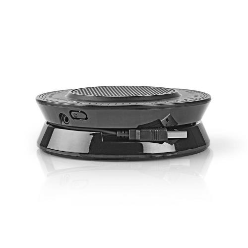 Nedis CSPR10010BK Conference Speaker | 2.5 W | Touch-Bediening | USB-Gevoed | Zwart