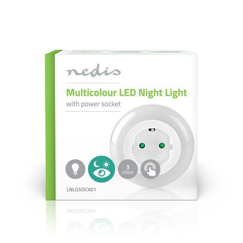 Nedis LNLGSOCK01 LED Nachtlamp | Dag/Nachtsensor