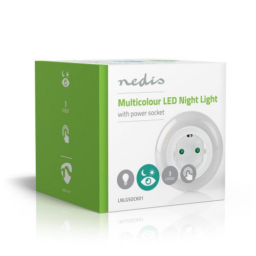 Nedis LNLGSOCK01 LED Nachtlamp | Dag/Nachtsensor