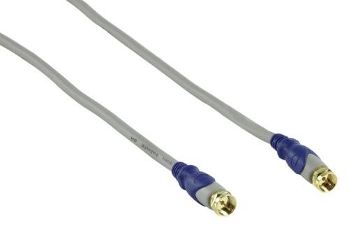 HQ HQSAE-510-0.7 Standaard F mannelijk - F mannelijk kabel 0,70 m