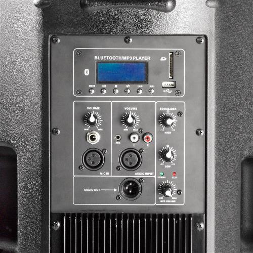 Nedis SPPA220BK PA-Luidspreker | 500 W | Bluetooth® | Equaliser | FM-Radio / SD-Kaartsleuf