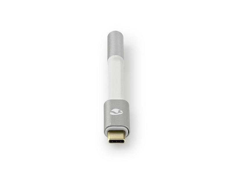Nedis CCTB65950AL008 USB-C Adapter | USB-C Male - 3,5 mm Female | 0,08 m | Aluminium