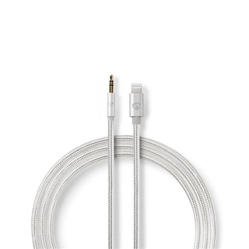 Nedis CCTB39940AL10 Apple Lightning Koptelefoon Adapterkabel | Apple Lightning 8-Pins Male - 3,5 mm Male | 1,00 m | A...