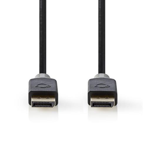 Nedis CCBP37014AT20 DisplayPort 1.4-Kabel | DisplayPort Male - DisplayPort Male | 2,00 m | Antraciet