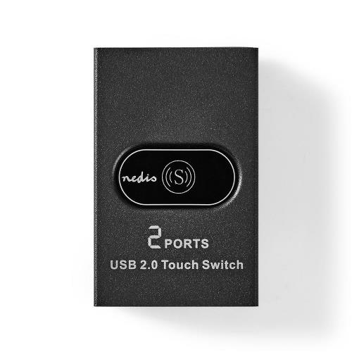Nedis CSWI6002BK 2-Port | USB Switch | Black