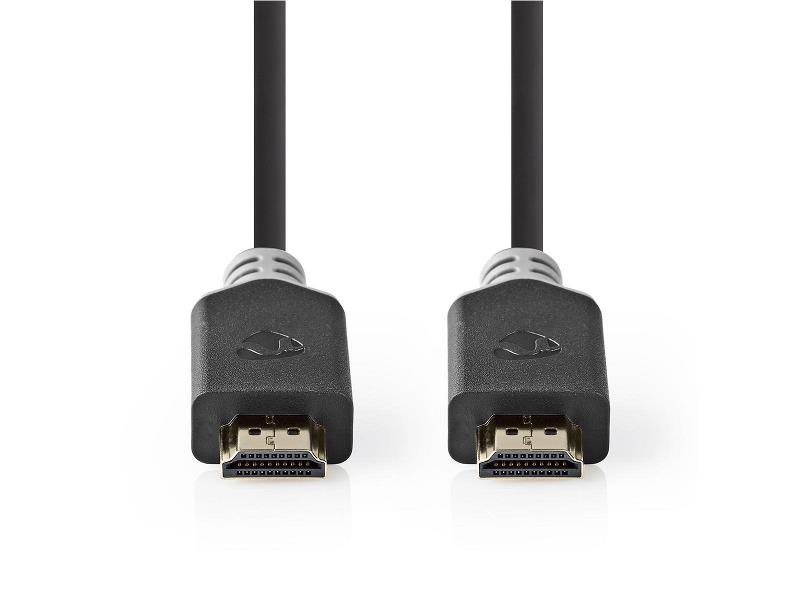 Nedis CVBP34050AT30 Premium High Speed HDMIT-Kabel met Ethernet | HDMIT-Connector - HDMIT-Connector | 3,00 m | Antraciet