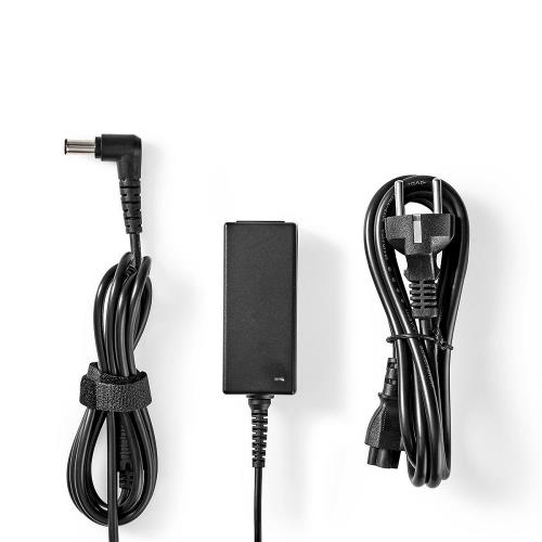Nedis NBARF4504FBK Notebook Adapter 39 W | 6.5 x 4.4 mm centre pin | 19.5 V / 2 A | Used for SONY | Power Cord Included