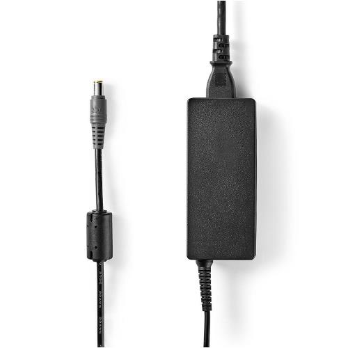 Nedis NBARF6507FBK Notebook Adapter 65 W | 7.9 x 5.5 mm centre pin | 20 V / 3.25 A | Used for IBM | Power Cord Included