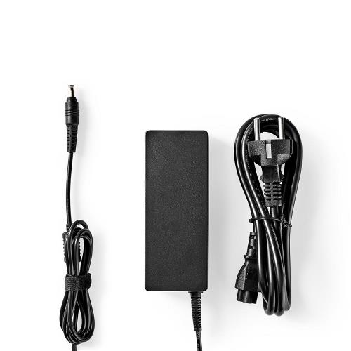Nedis NBARF9003FBK Notebook Adapter 90 W | 5.5 x 3.0 mm centre pin | 19 V / 4.74 A | Used for SAMSUNG | Power Cord In...