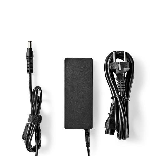 Nedis NBARF9019FBK Notebook-Adapter 72 W | 5,5 x 2,5 mm | 16 V / 4,5 A | Geschikt voor IBM | Incl. Voedingskabel