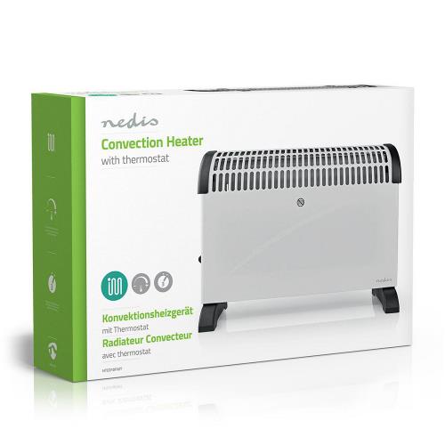 Nedis HTCO10FWT Convection Heater | Thermostat | 3 Settings | 2000 W | White