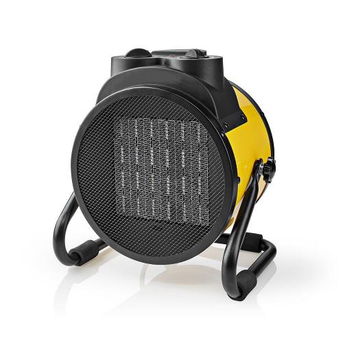Nedis HTIF30FYW Industrial Ceramic Fan Heater | Thermostat | 3 Settings | 3000 W | Yellow