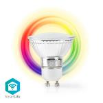Nedis WIFILC10CRGU10 Wi-Fi Smart LED-Lamp | Full-Colour en Warm Wit | GU10