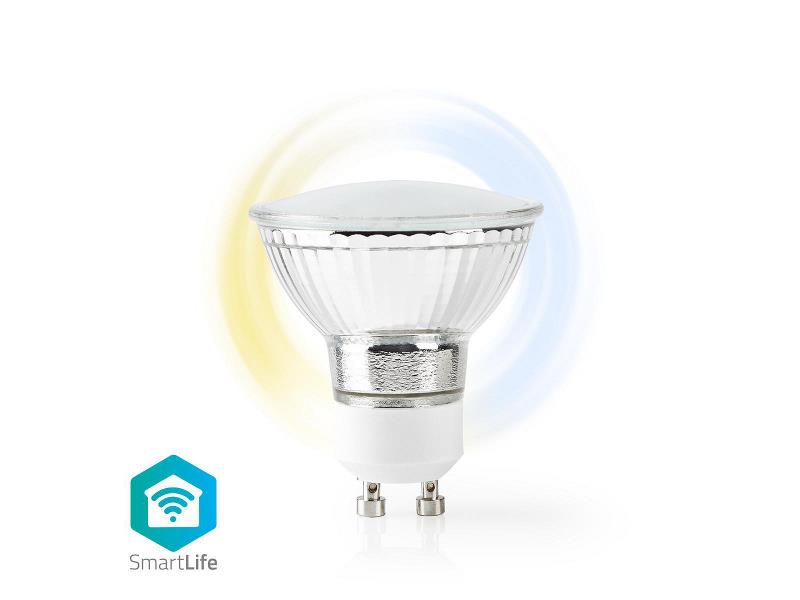 Nedis WIFILW10CRGU10 Wi-Fi Smart LED-Lamp | Warm tot Koel Wit | GU10