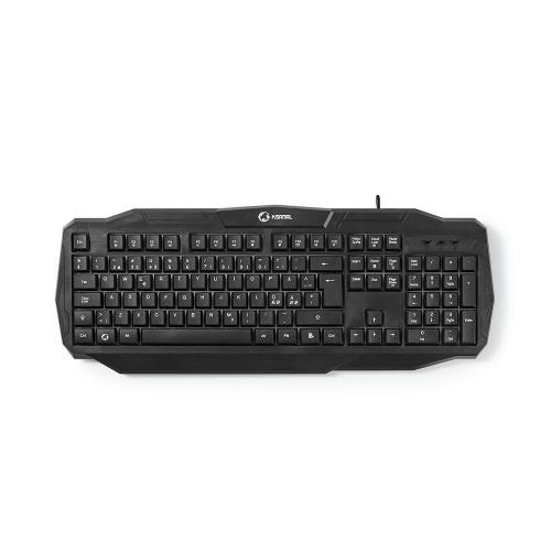 Nedis GKBD100BKND Wired Gaming Keyboard | USB 2.0 | Nordic Layout | Black