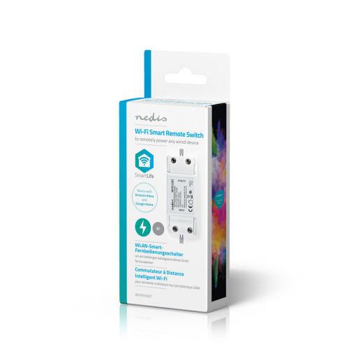 Nedis WIFIPS10WT WiFi Smart switch | Circuit breaker | Inline | 6A