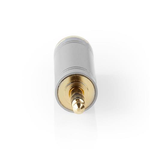 Nedis CAGC22935ME Stereo Adapter | 3.5 mm Male to 6.35 Female | Metal