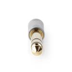 Nedis CAGC23930ME Audio Adapter | 6.35 mm Male - 3.5 mm Female | Metal | Silver