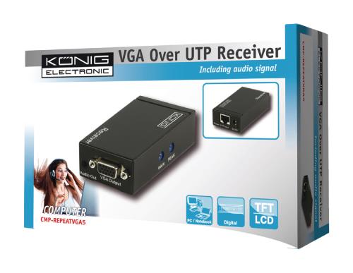 König CMP-REPEATVGA5 VGA over UTP ontvanger