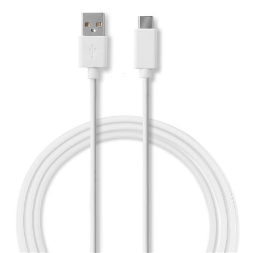 Nedis CCGW61650WT10 USB 3.1 Cable (Gen2) | USB-CT Male - A Male | 1.0 m | White