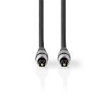 Nedis CAGC25000AT100 Optical Audio Cable | TosLink Male - TosLink Male | 10.0 m | Anthracite