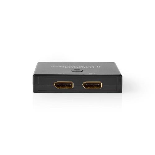 Nedis CSWI3702BK 2-Port | DisplayPort Bi-Direction Switch | Black