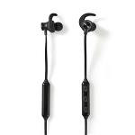 Nedis HPBT8000BK Sport Headphones | Bluetooth | In-Ear | Flexible Cord | Black