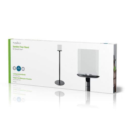 Nedis SPMT5750BK Vloerstandaard voor Speakers | Sonos® One / Sonos® Play:1 | Max. 3 kg | Vast