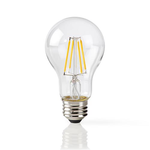 Nedis WIFILF12WTA60 Slimme LED-Lamp met Gloeidraad en Wi-Fi | E27 | A60 | 5 W | 500 lm | Helder