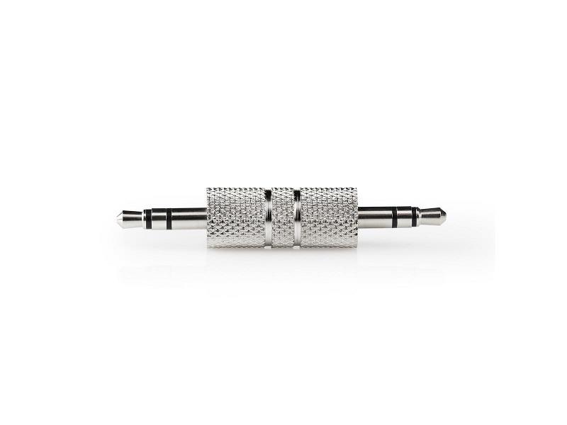 Nedis CAGB22955ME Stereo-Audioadapter | 3,5 mm Male - 3,5 mm Male | 1 St | Metaal