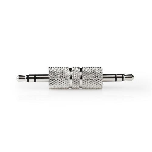 Nedis CAGP22955ME Stereo-Audioadapter | 3,5 mm Male - 3,5 mm Male | 10 St | Metaal