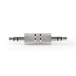 Nedis CAGP22955ME Stereo-Audioadapter | 3,5 mm Male - 3,5 mm Male | 10 St | Metaal