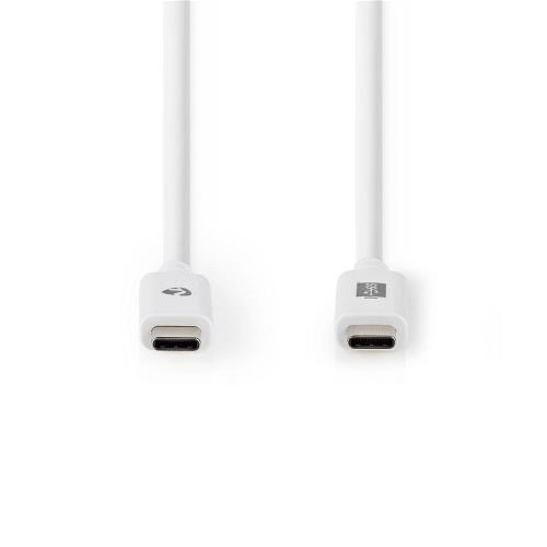 Nedis CCGW64750WT10 USB 3.1 Cable (Gen2) | USB-CT Male - USB-CT Male | 1.0 m | White