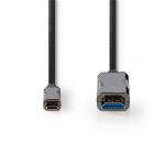 Nedis CCBG6410BK100 USB Type-CT naar HDMIT-Kabel | AOC | Type-CT Male - HDMIT-Connector | 10,0 m | Zwart