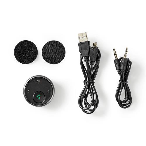 Nedis BTMA100BK Bluetooth® Multi-Adapter | Hands-Free Bellen | FM | Tot 5,5 Uur Speeltijd | Voice Control