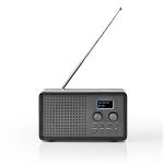 Nedis RDDB5110BK DAB+ Radio | 4,5 W | FM | Clock & Alarm Function | Black