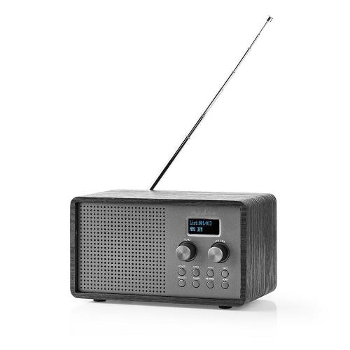 Nedis RDDB5110BK DAB+ Radio | 4,5 W | FM | Clock & Alarm Function | Black